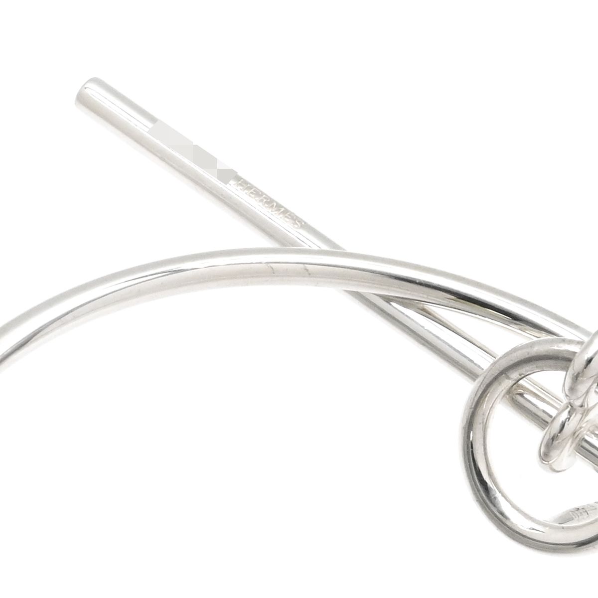 HERMES エシャペ シルバーピアス MM 箱付き HERMES エシャペ シルバーピアス MM 箱付き HERMES エシャペ シルバー