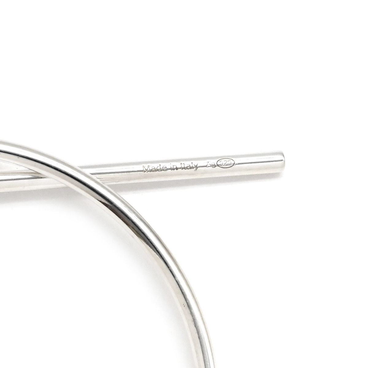 HERMES エシャペ シルバーピアス MM 箱付き HERMES エシャペ シルバーピアス MM 箱付き HERMES エシャペ シルバー