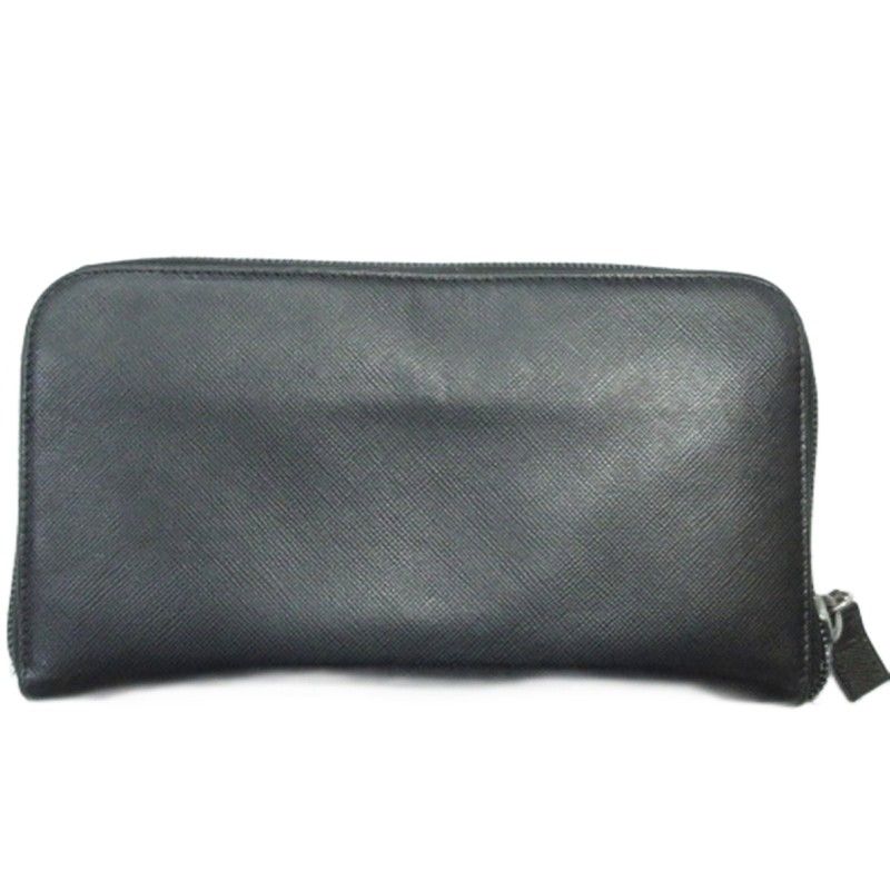 プラダ PRADA 三角ロゴ ラウンドファスナー 長財布 サフィアーノ