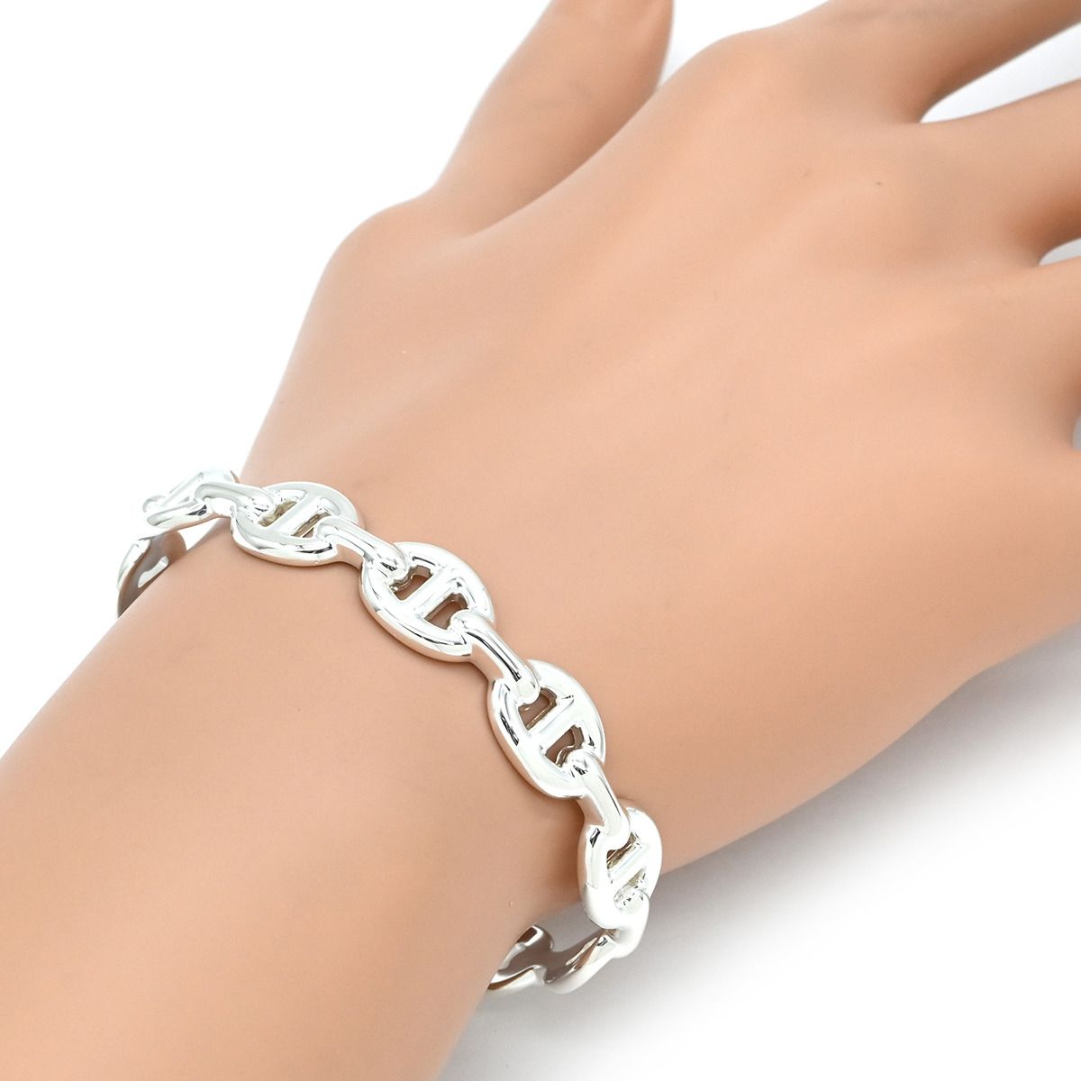 エルメス HERMES バングル シェーヌダンクル アンシェネ シルバー925