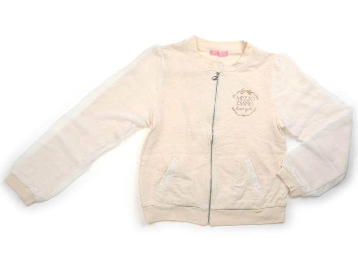 メゾピアノ/mezzopiano】ジップアップトレーナー 160サイズ 女の子