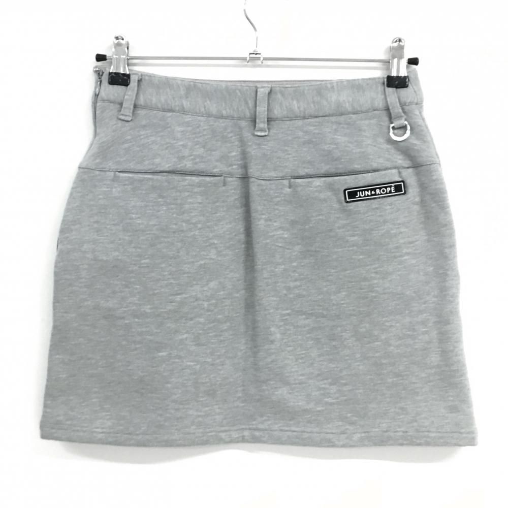 ジュンアンドロペ スカート グレー サイド黒ライン 裏微起毛