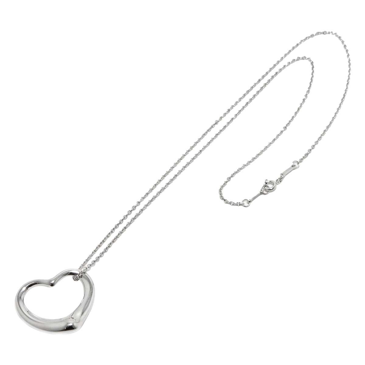 ティファニー TIFFANY&Co. オープンハート ネックレス 幅27mm 45cm