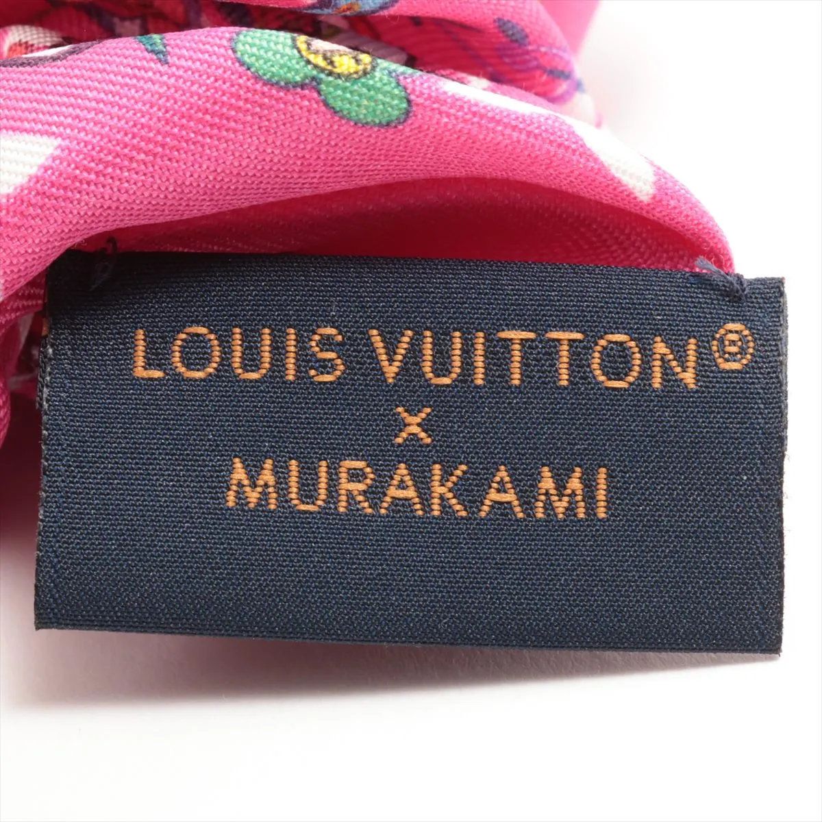 新品同様 ルイヴィトン 村上隆 コラボ シュシュ スーパーフラット