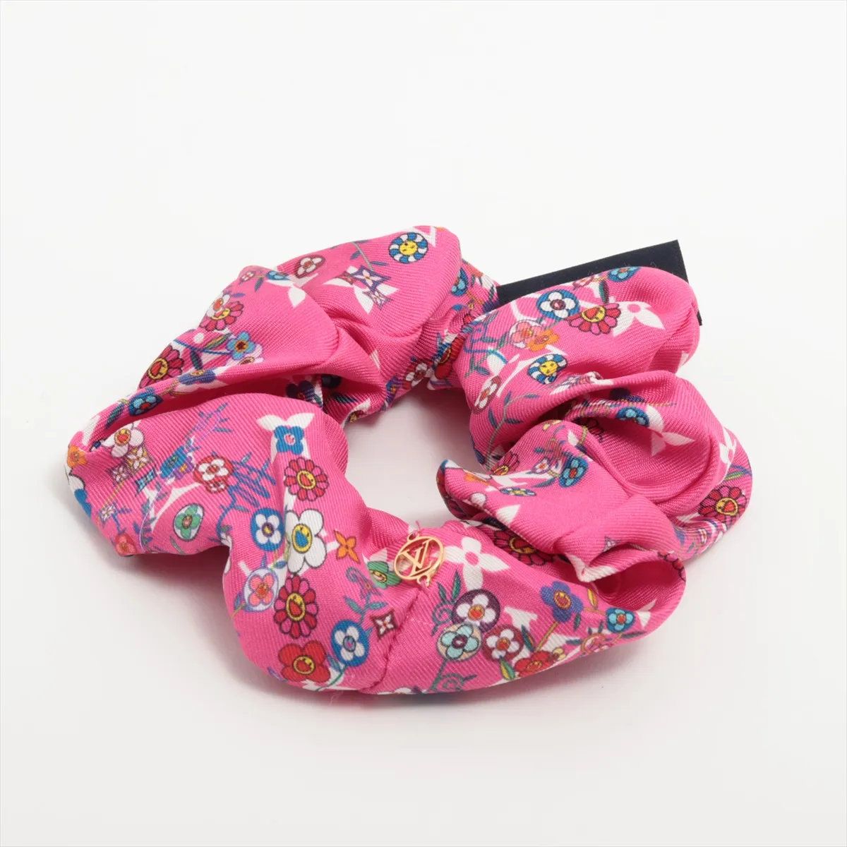 新品同様 ルイヴィトン 村上隆 コラボ シュシュ スーパーフラット