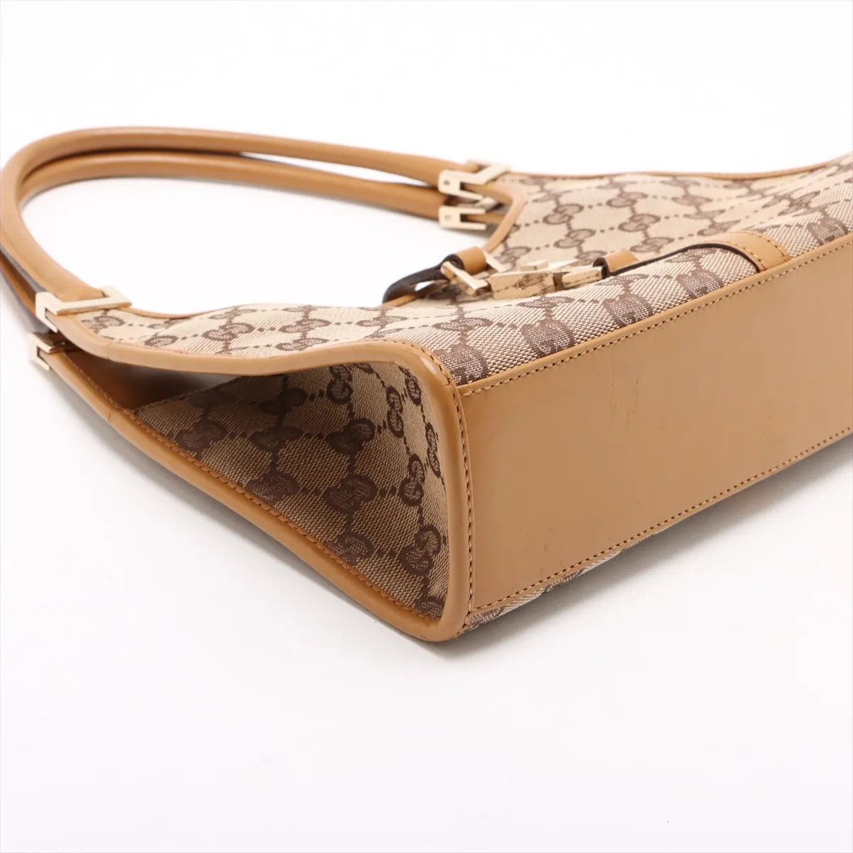 パラマ サティア　グッチ　ジャッキー　GG柄　キャンバス　レザー　二つ折り パラマ サティア グッチ ジャッキー GG柄 キャンバス レザー 二つ折り