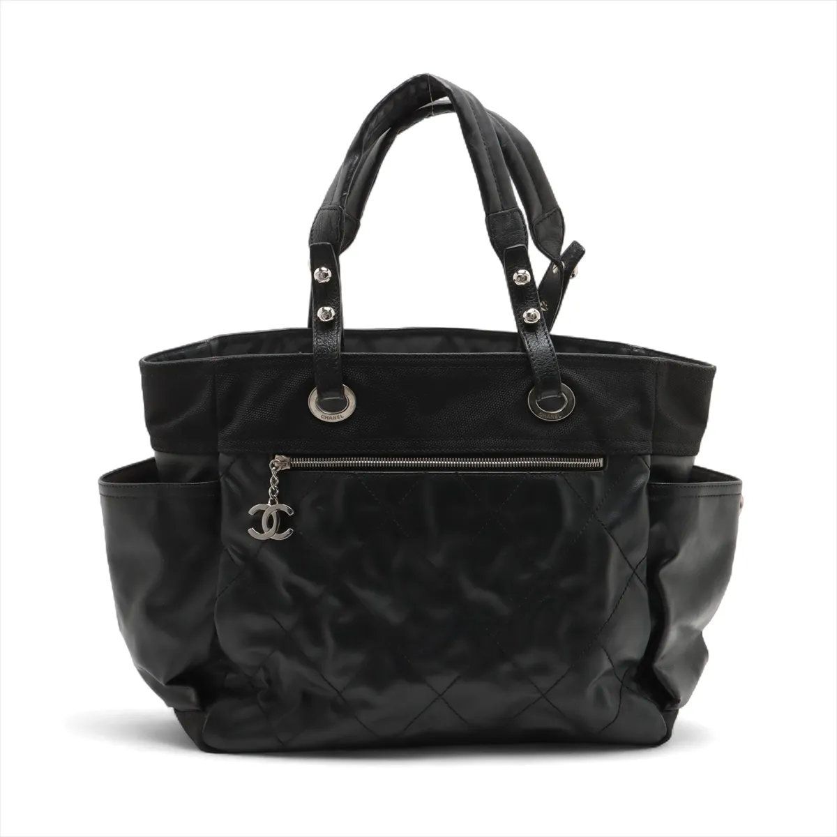 美品 シャネル シリアルシール付 パリビアリッツ GM トート バッグ