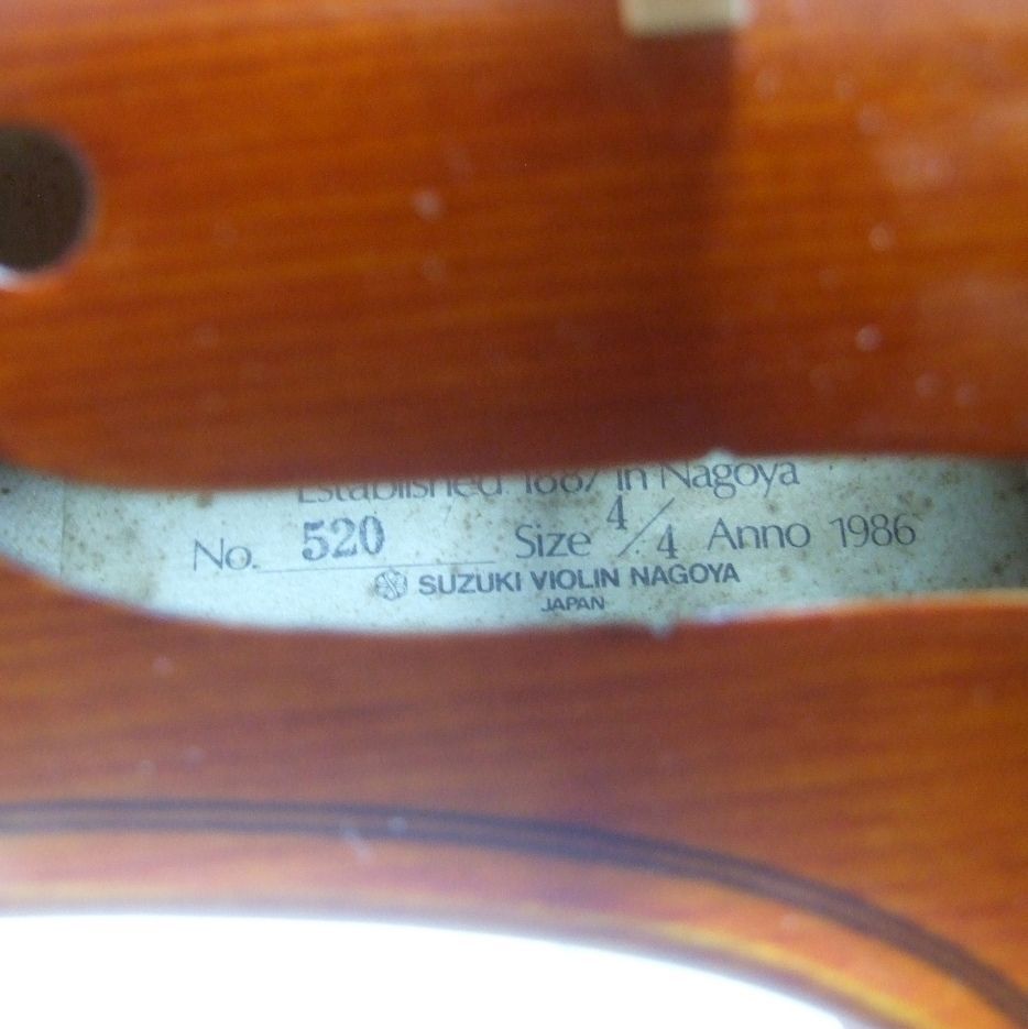 SUZUKI  スズキ　バイオリン　NO.520  4/4  弓  ARCHET SUZUKI スズキ バイオリン NO.520 4/4 弓 ARCHET SUZUKI スズキ