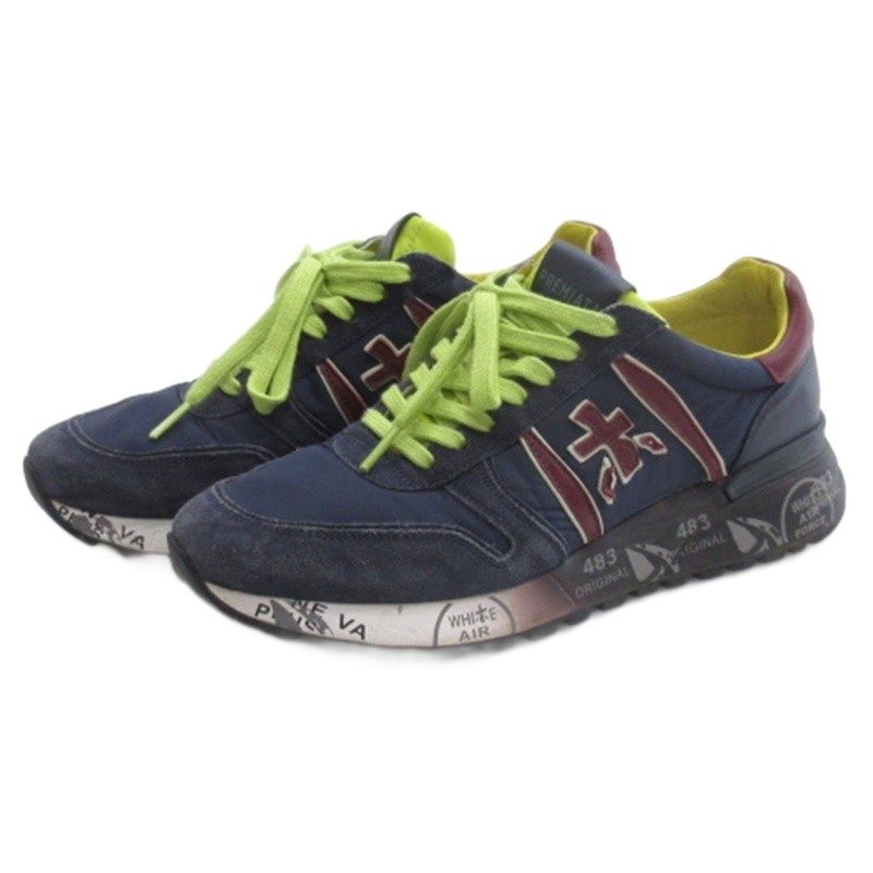 プレミアータ PREMIATA Lander ローカット スニーカー ネイビー 41