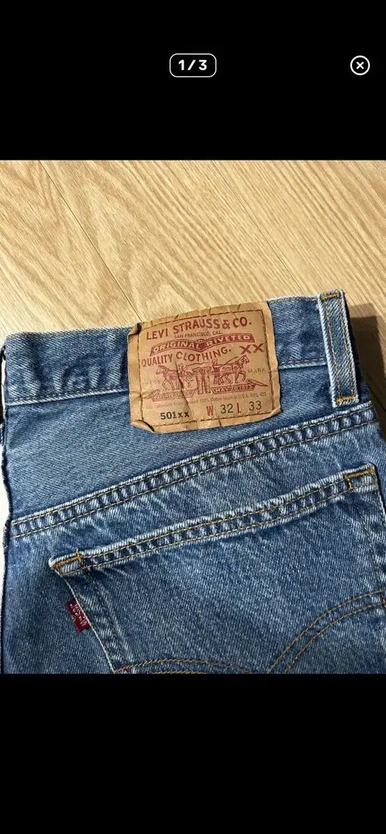 リーバイス 501 XX デニム W 32 L 33 アメリカ製