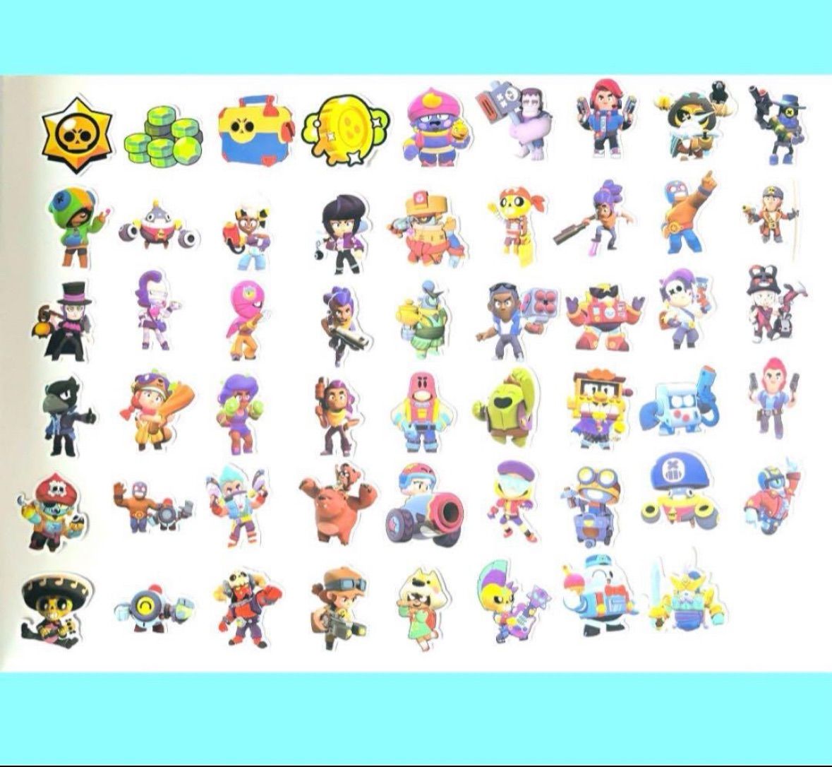 ブロスタ Brawl Stars ステッカー シールセット 53枚 新品未開封