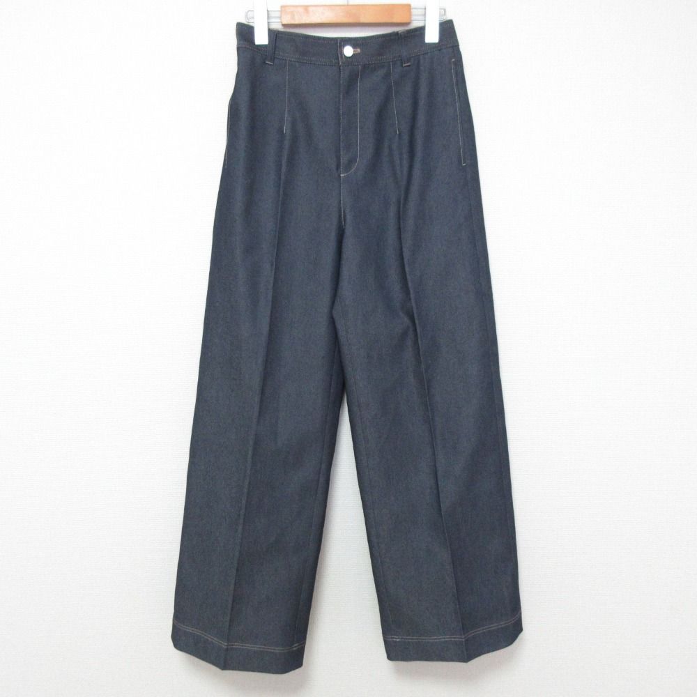 未使用 23AW LOULOU WILLOUGHBY ルルウィルビー SOLOデニムバギー