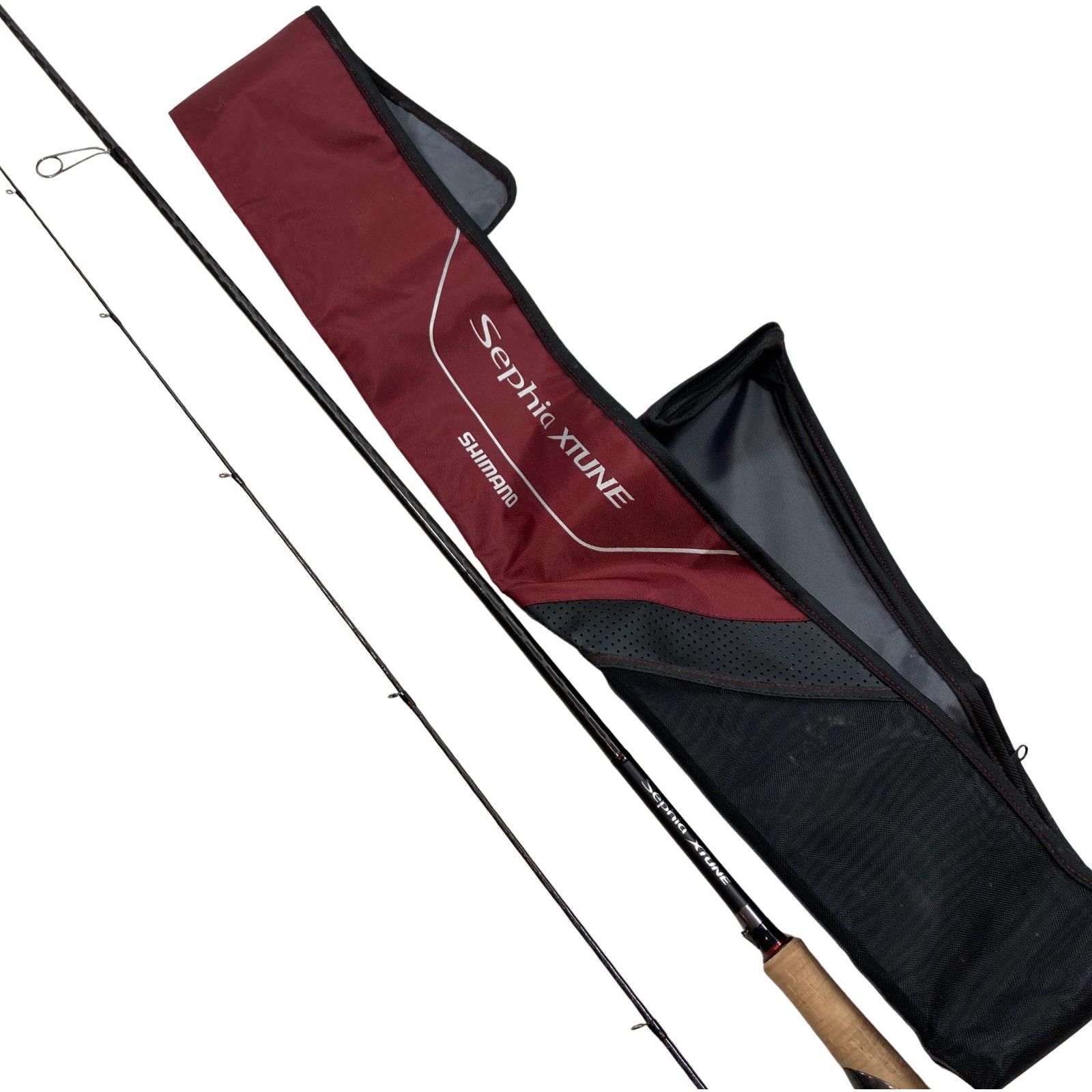 SHIMANO 赤 カーボン ルアーロッド ルアーロッド 1.83m ジギンガーZ レッドゾンビ 超軽量カーボン