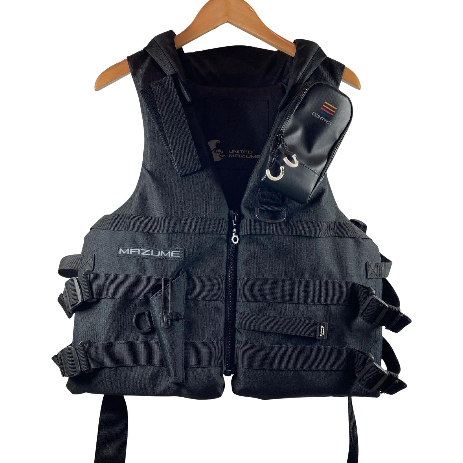 MAZUME フィッシングベスト ブラック（おまけ付き） ττmazume マズメ フィッシングベスト ブラック - メルカリ