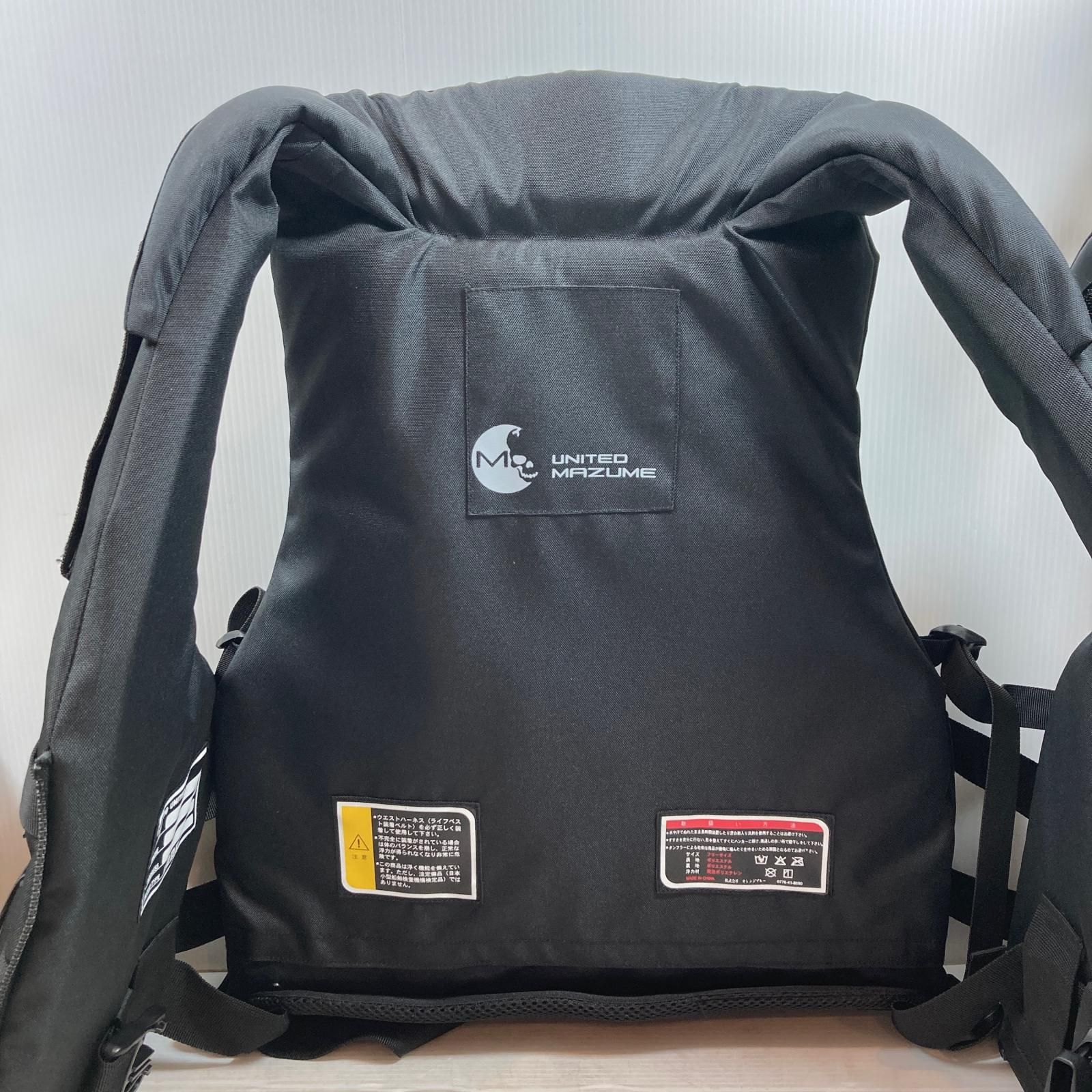 (未使用品)MAZUME フィッシングベスト ブラック ττmazume マズメ フィッシングベスト ブラック - メルカリ