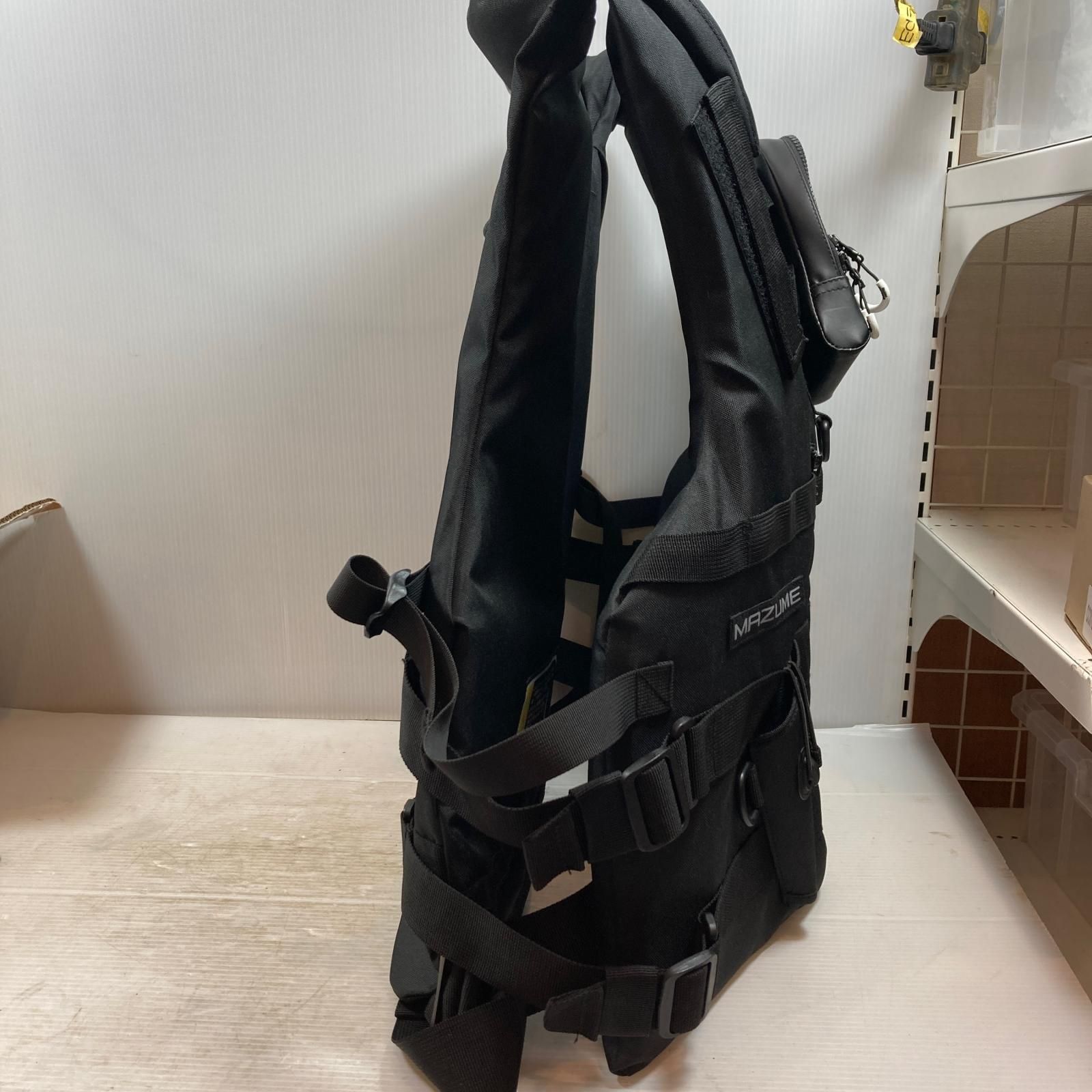 ττmazume マズメ フィッシングベスト ブラック - メルカリ