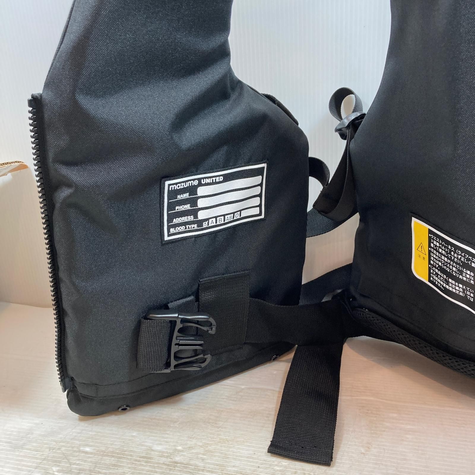 ττmazume マズメ フィッシングベスト ブラック - メルカリ