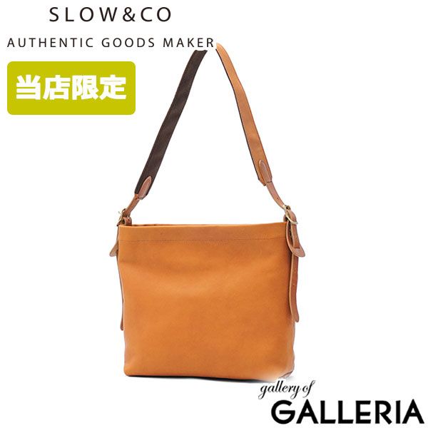【当店限定モデル】SLOW ショルダーバッグ メンズ レディース 斜めがけバッグ 大きめ 大きい おしゃれ スロウ ショルダー バッグ メンズバッグ A4 ブランド 本革 革 レザー 軽量 軽い 大人 フ