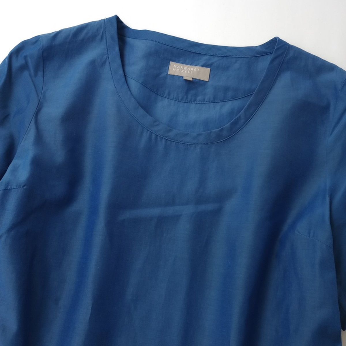 MARGARET HOWELL マーガレットハウエル コットン シルク ワンピース