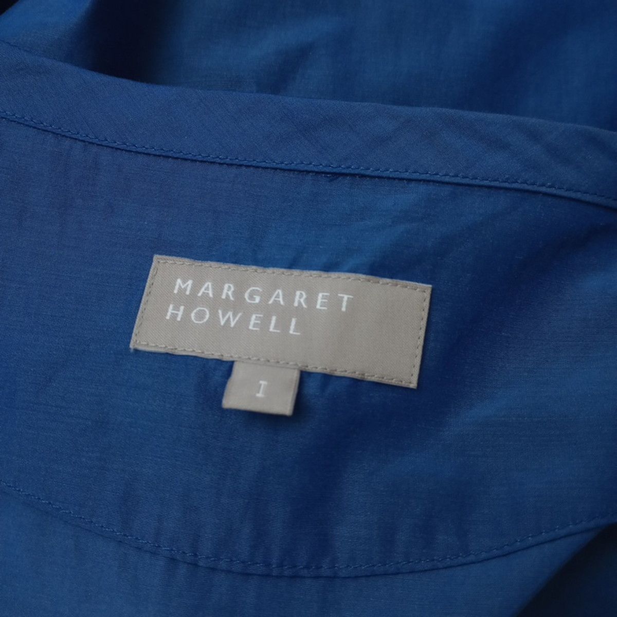 MARGARET HOWELL マーガレットハウエル コットン シルク ワンピース