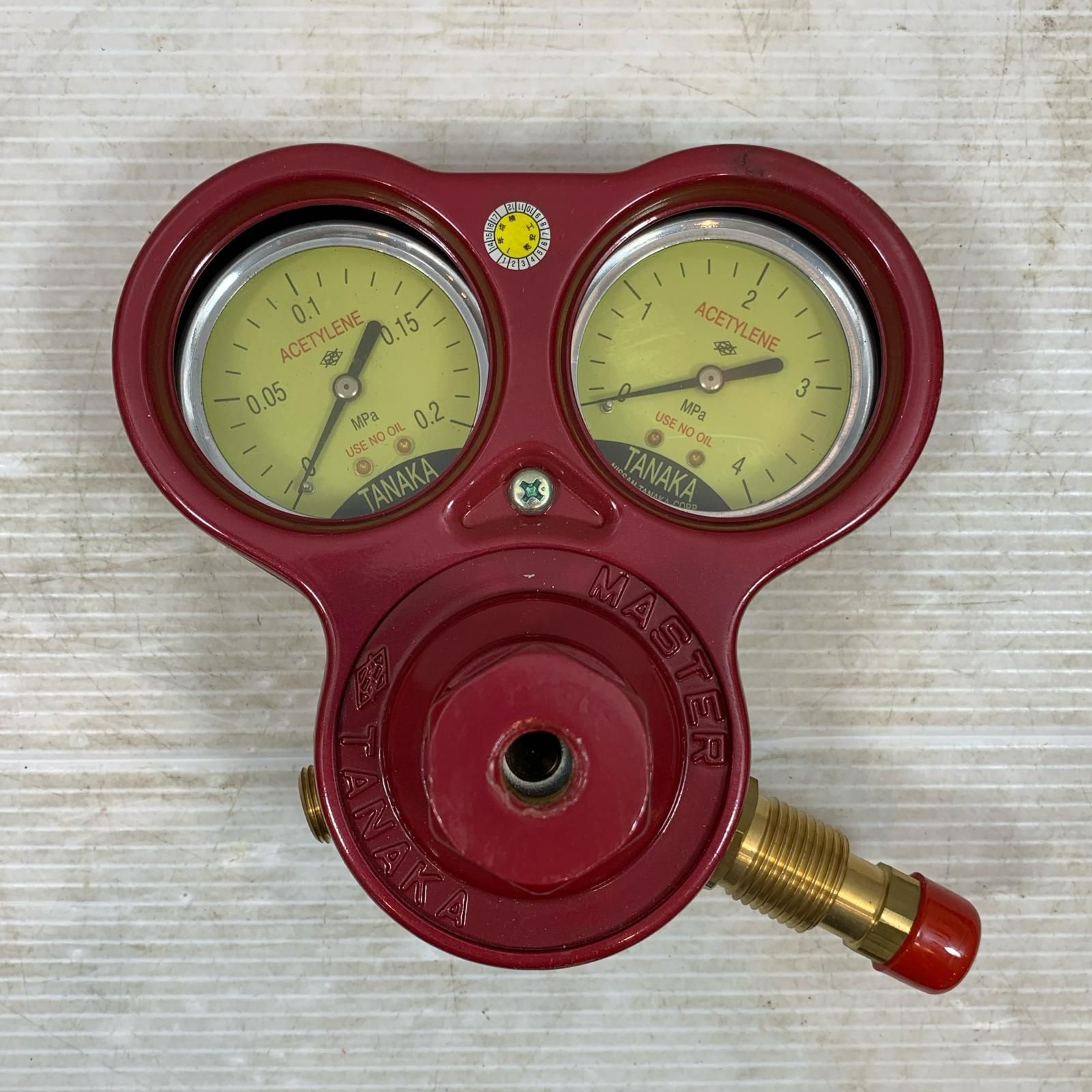 κκタナカ 工具関連用品 アセチレン調整器 酸素調整器 832 D レッド