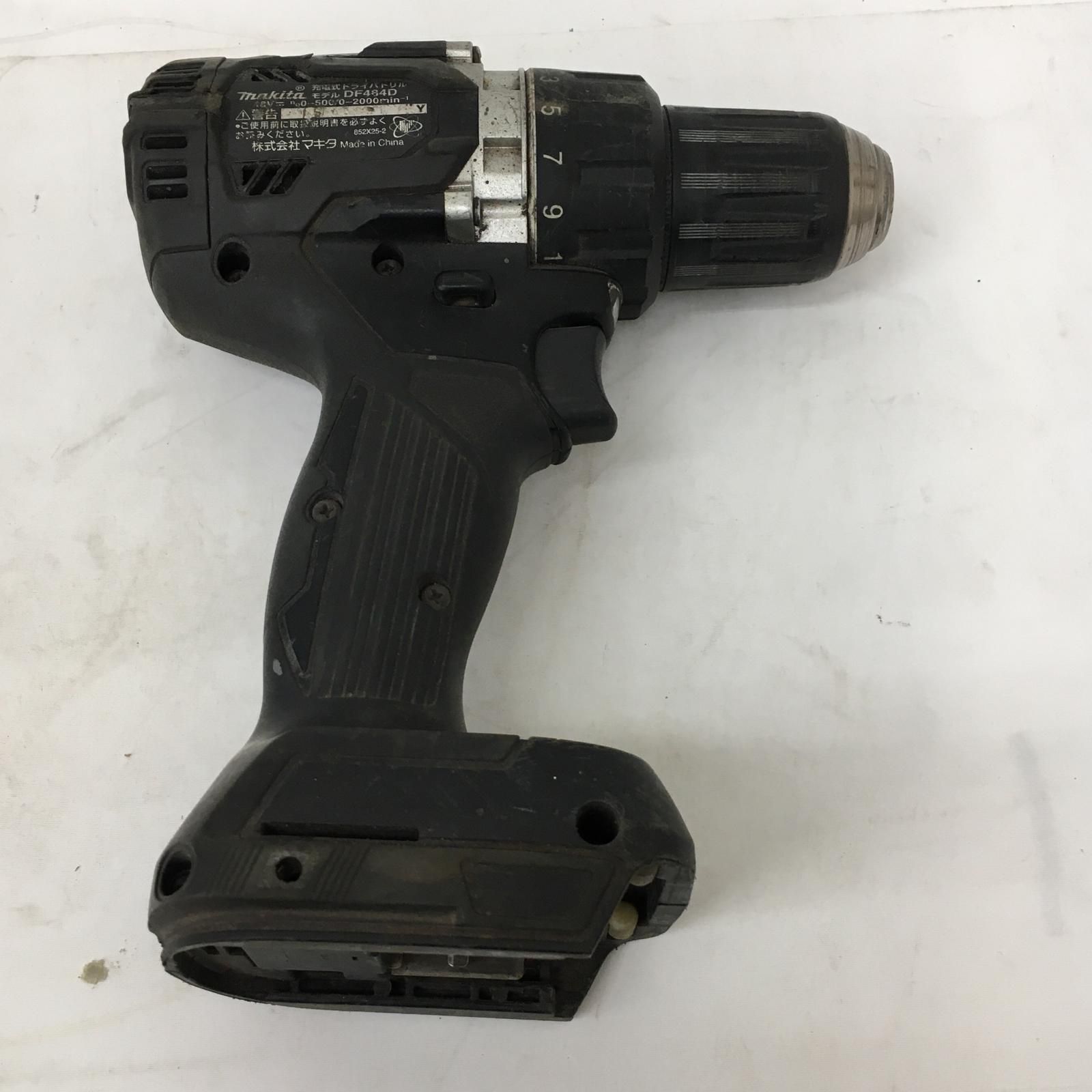 MAKITA マキタ 18 V 充電式ドライバドリル 本体のみ DF 484 D ブラック