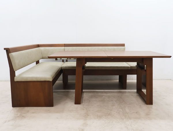 ゲスト 伸長式ダイニングテーブル＆伸長式チェア