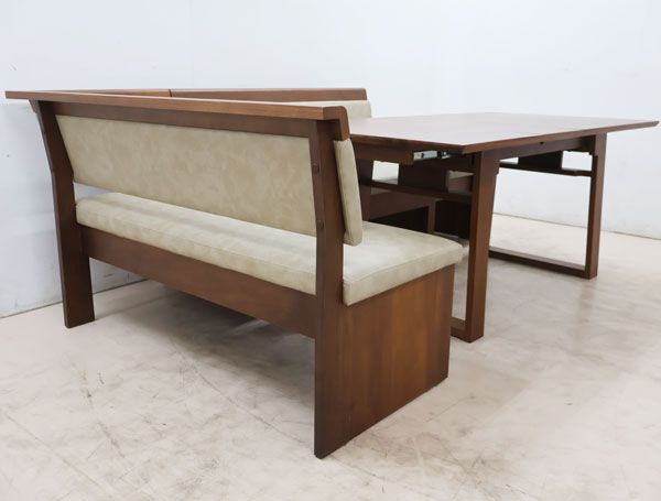 ゲスト 伸長式ダイニングテーブル＆伸長式チェア