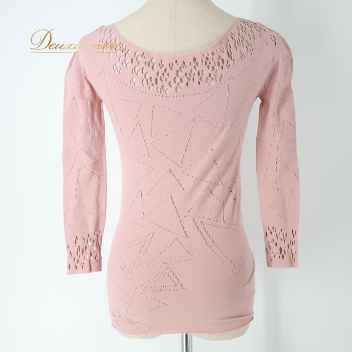 バレエ 衣装 ピンク系 チャコット Chacott ノーソーイングニット