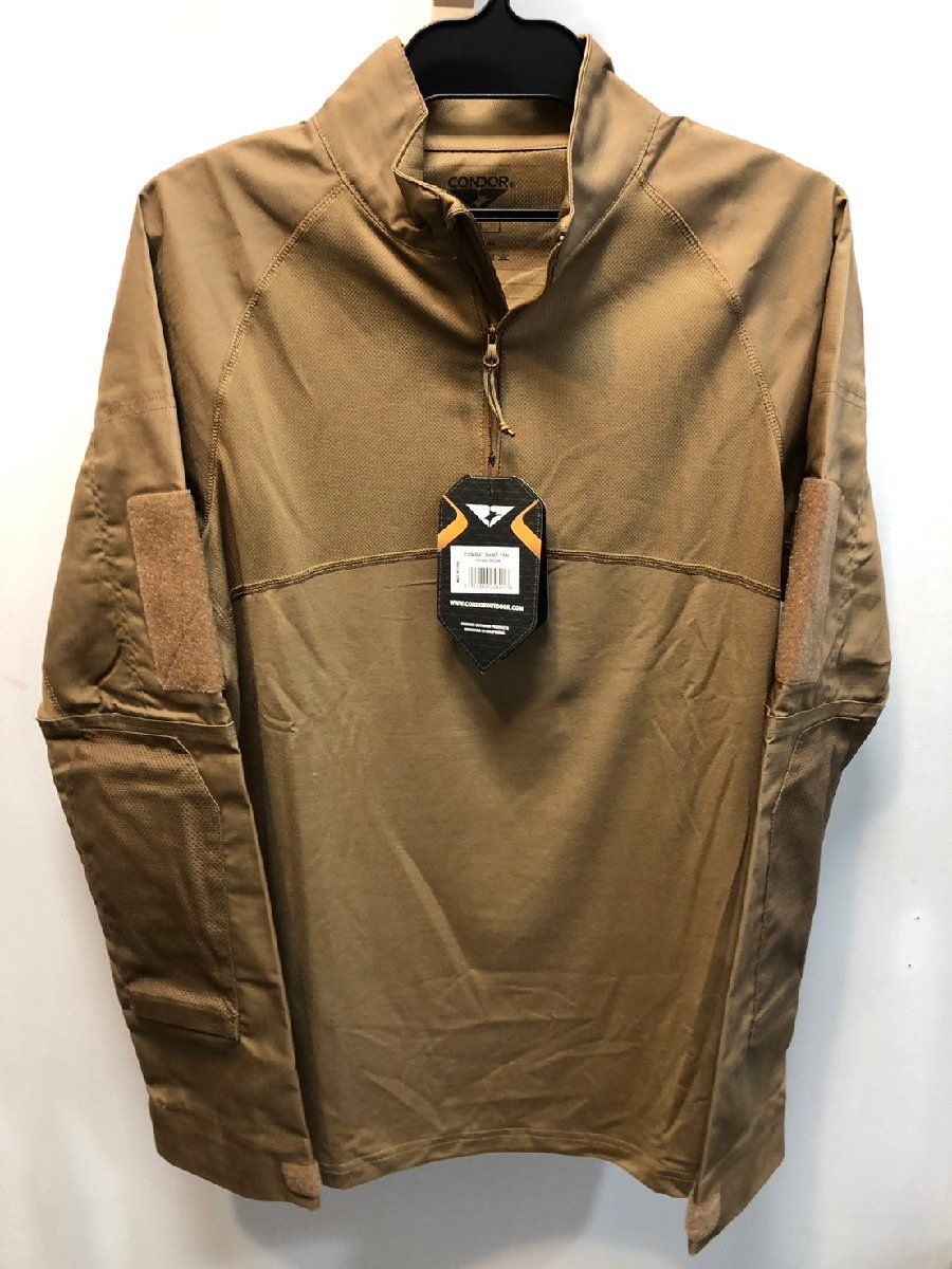 本物保証，大人気 ◆未使用 タグ付き CONDOR コンバットシャツ Mサイズ タン 101065◆14817★ 迷彩服・戦闘服