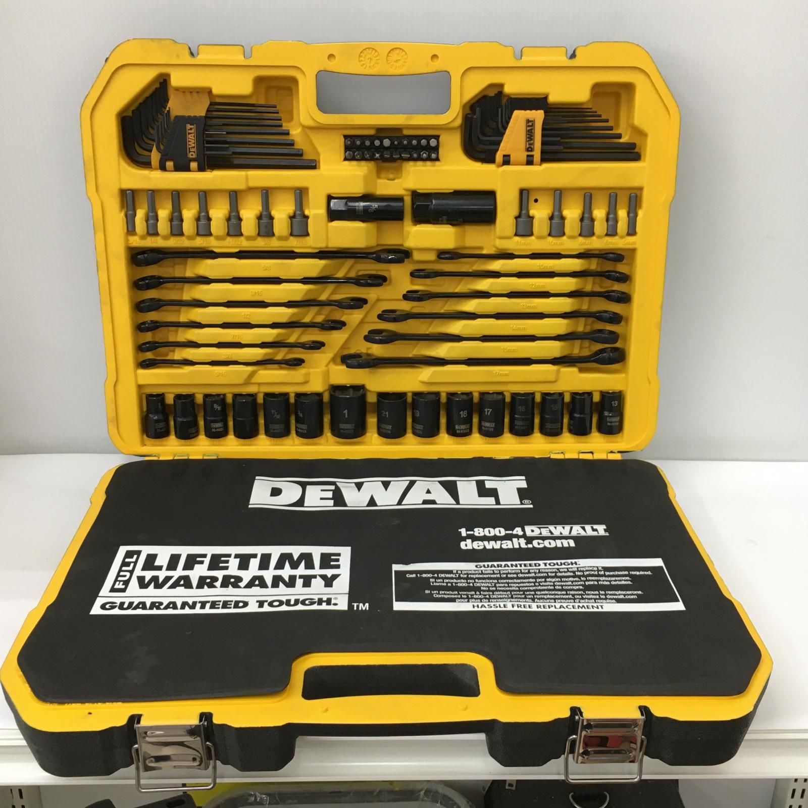 DEWALT デウォルト ツールセット イエロー 181 pcs ブラッククローム仕上げ