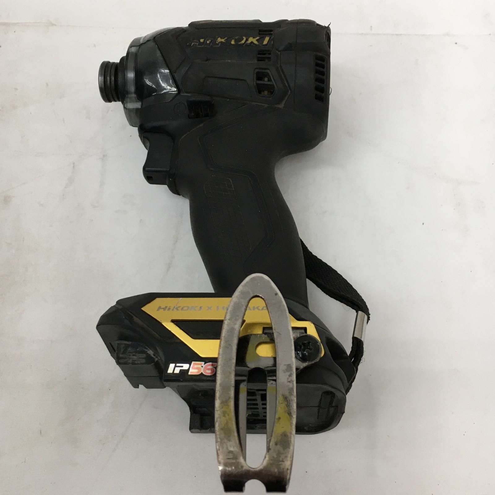 HiKOKI ハイコーキ 36 V 充電式インパクトドライバ HODAKA バッテリー ケース付き WH DC ブラック×ゴールド