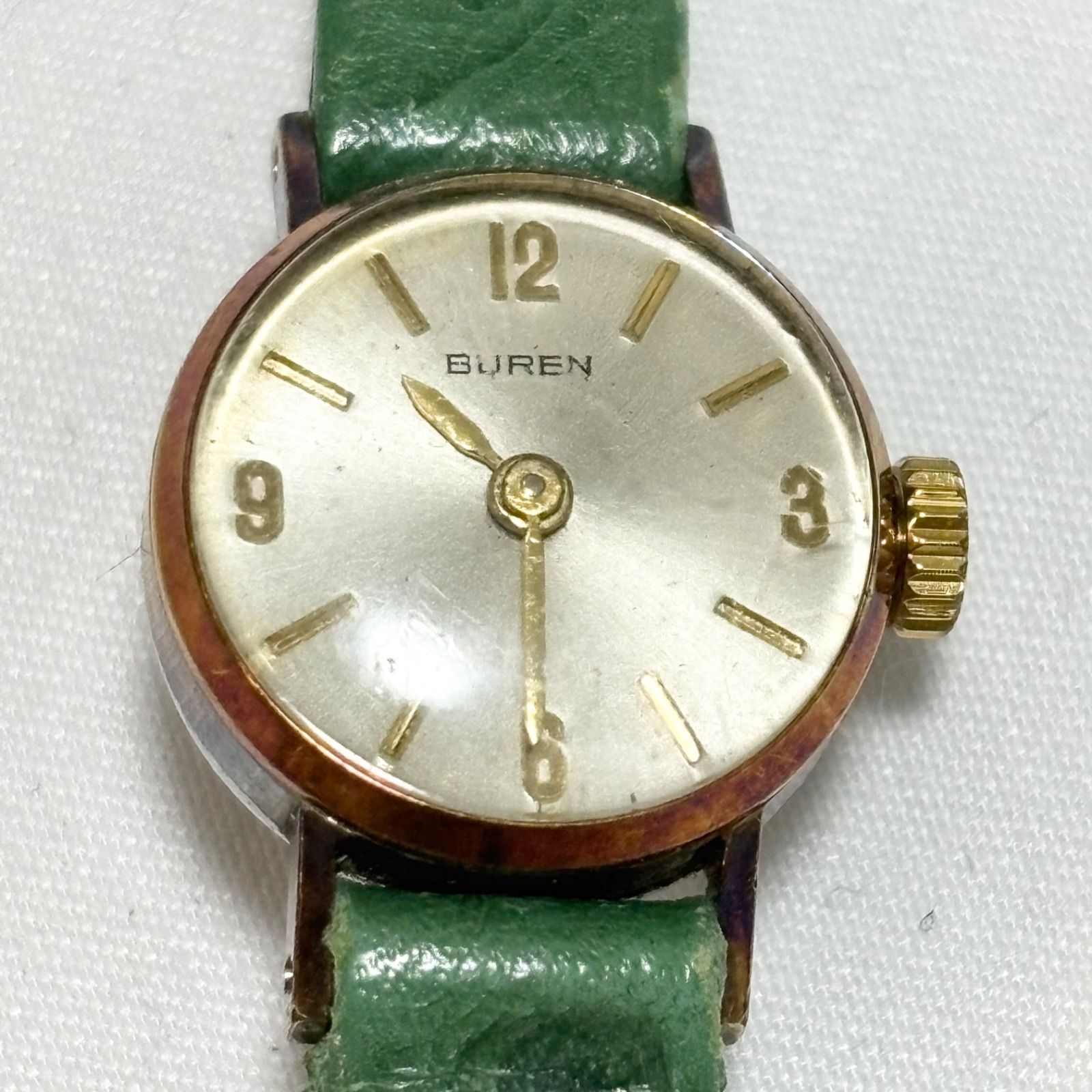 送料無料】BUREN/ビューレン/クォーツ腕時計/シャンパンゴールド 