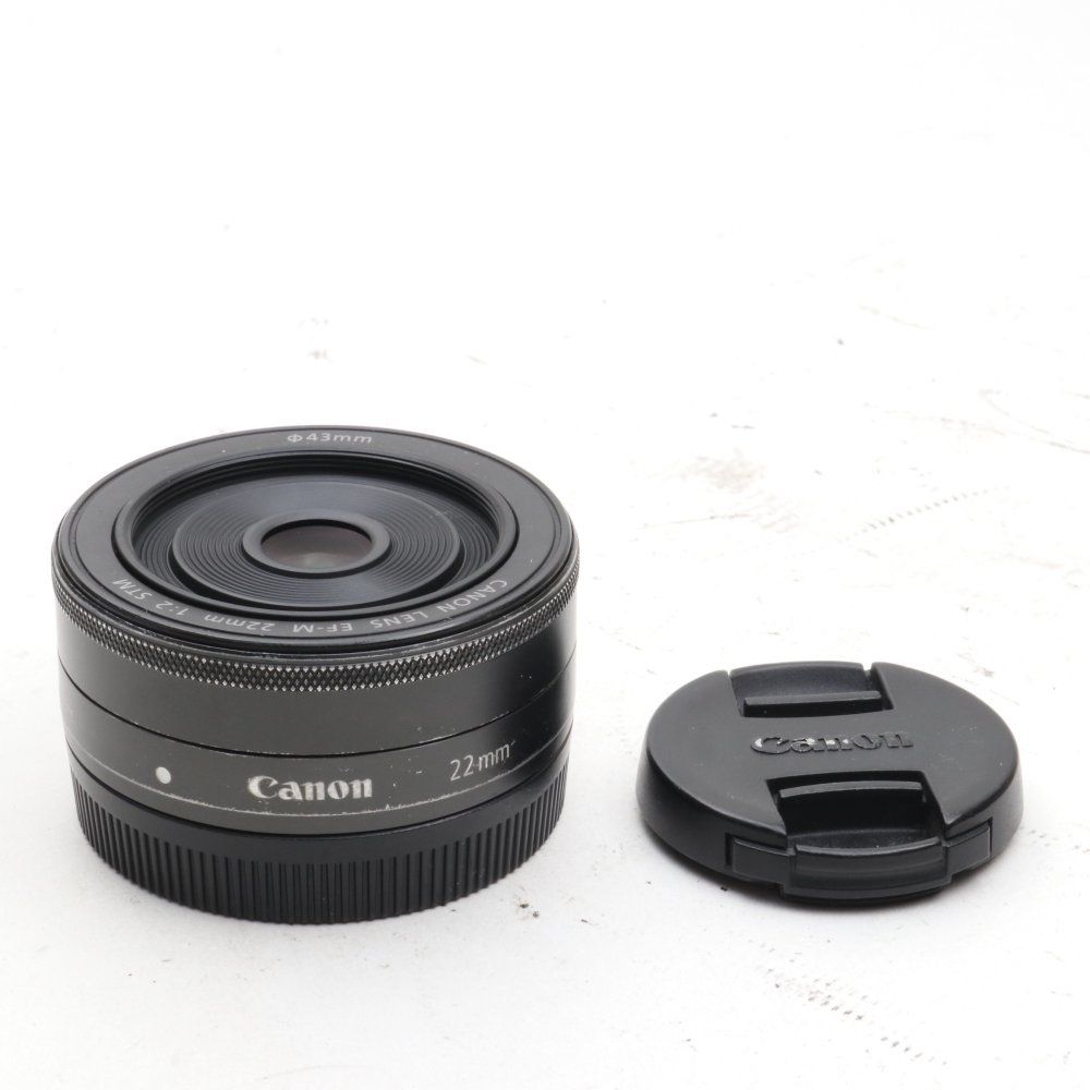 Canon 単焦点広角レンズ EF-M22mm F2 STM ミラーレス一眼対応 ブラック