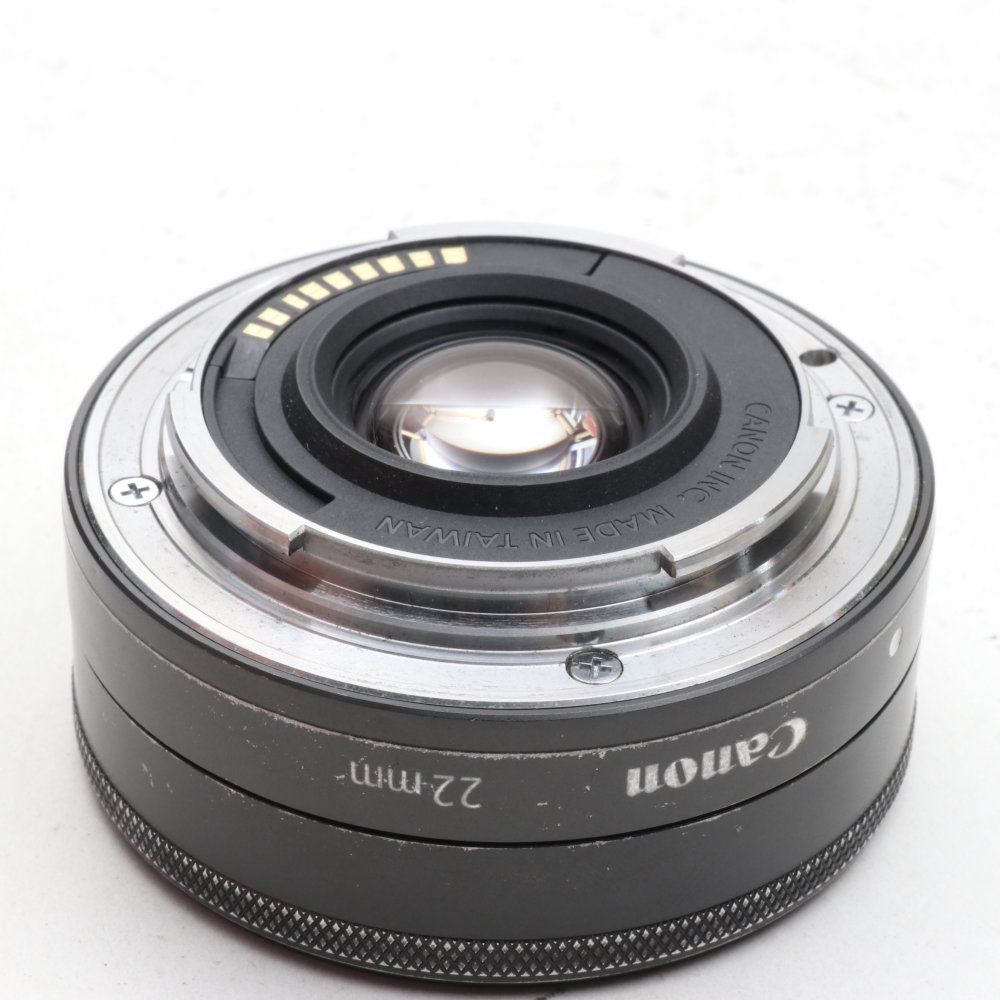 Canon 単焦点広角レンズ EF-M22mm F2 STM ミラーレス一眼対応 ブラック