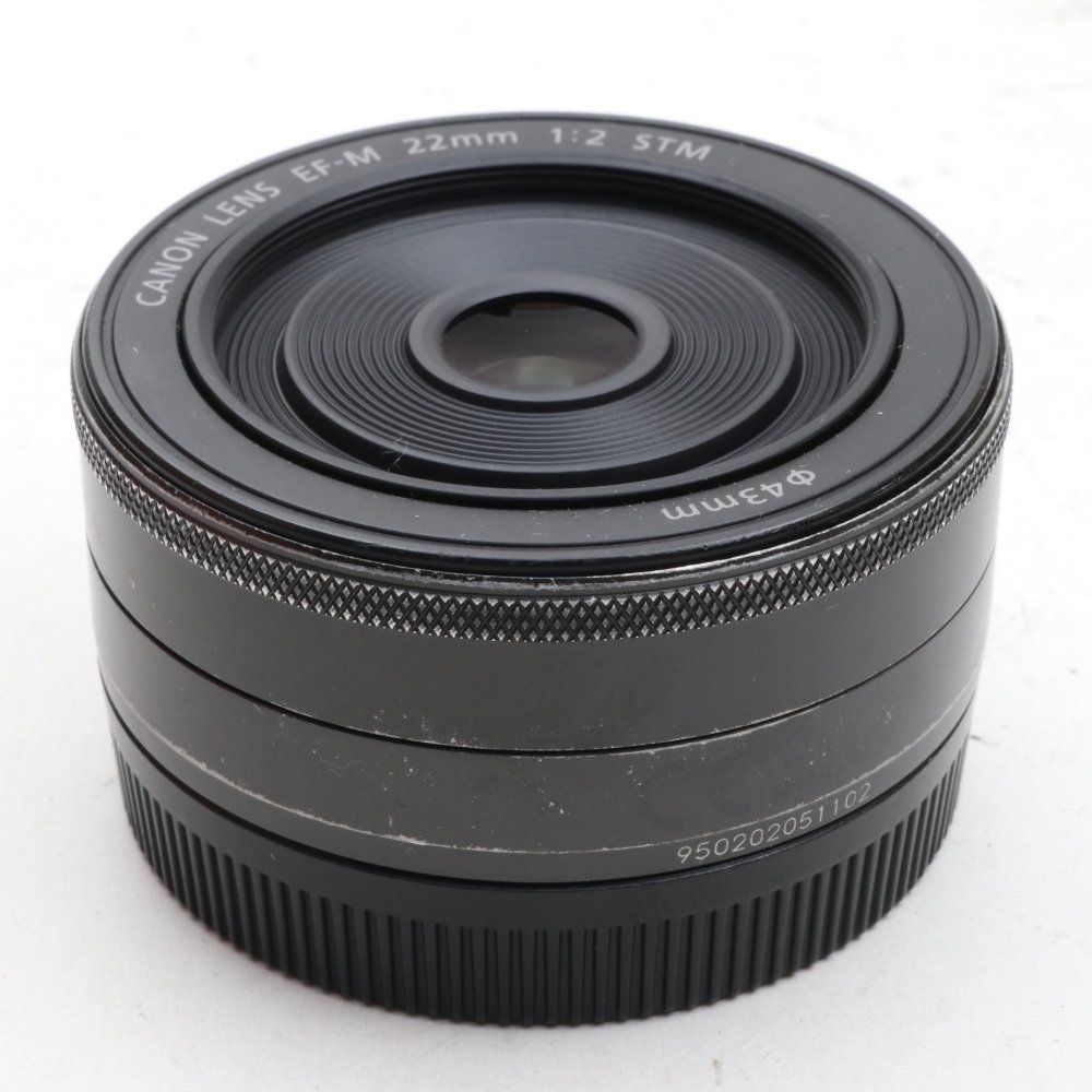 Canon 単焦点広角レンズ EF-M22mm F2 STM ミラーレス一眼対応 ブラック