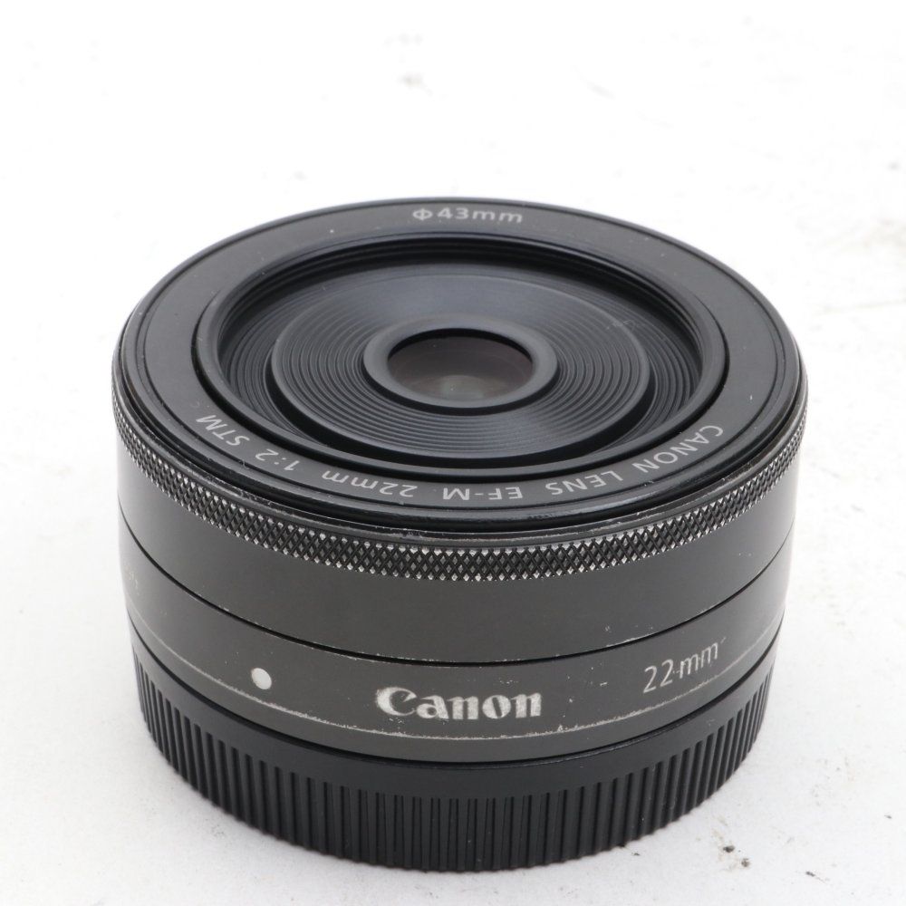 Canon 単焦点広角レンズ EF-M22mm F2 STM ミラーレス一眼対応 ブラック