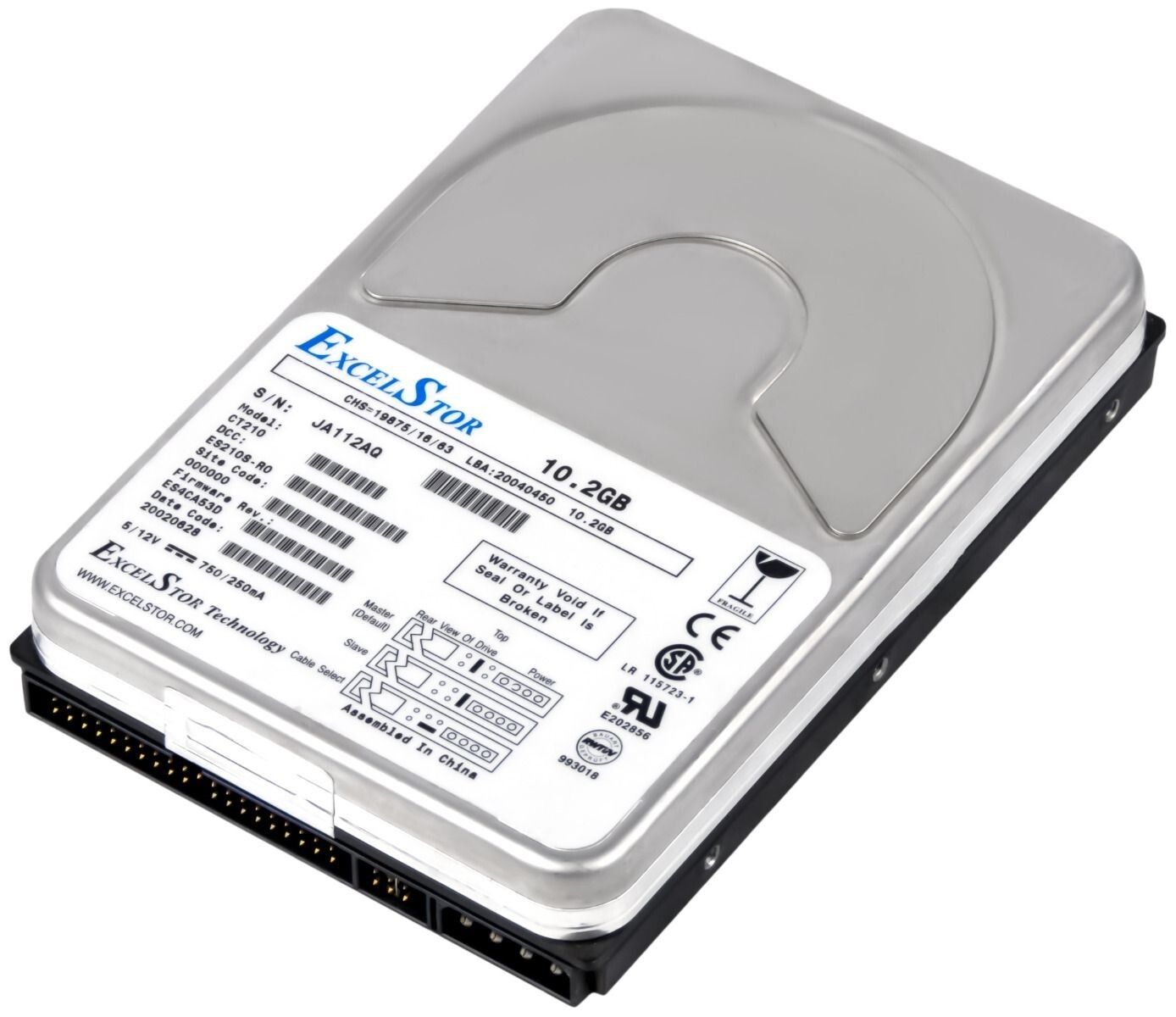 3年保証 Hard Drive Excelstor CT 210 10.2 GB 5400 RPM 512 KB Cache ATA IDE 3.5 I