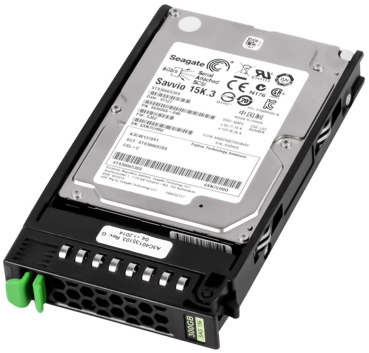 3年保証 Hard Drive Fujitsu 300 GB 64 MB SAS-2