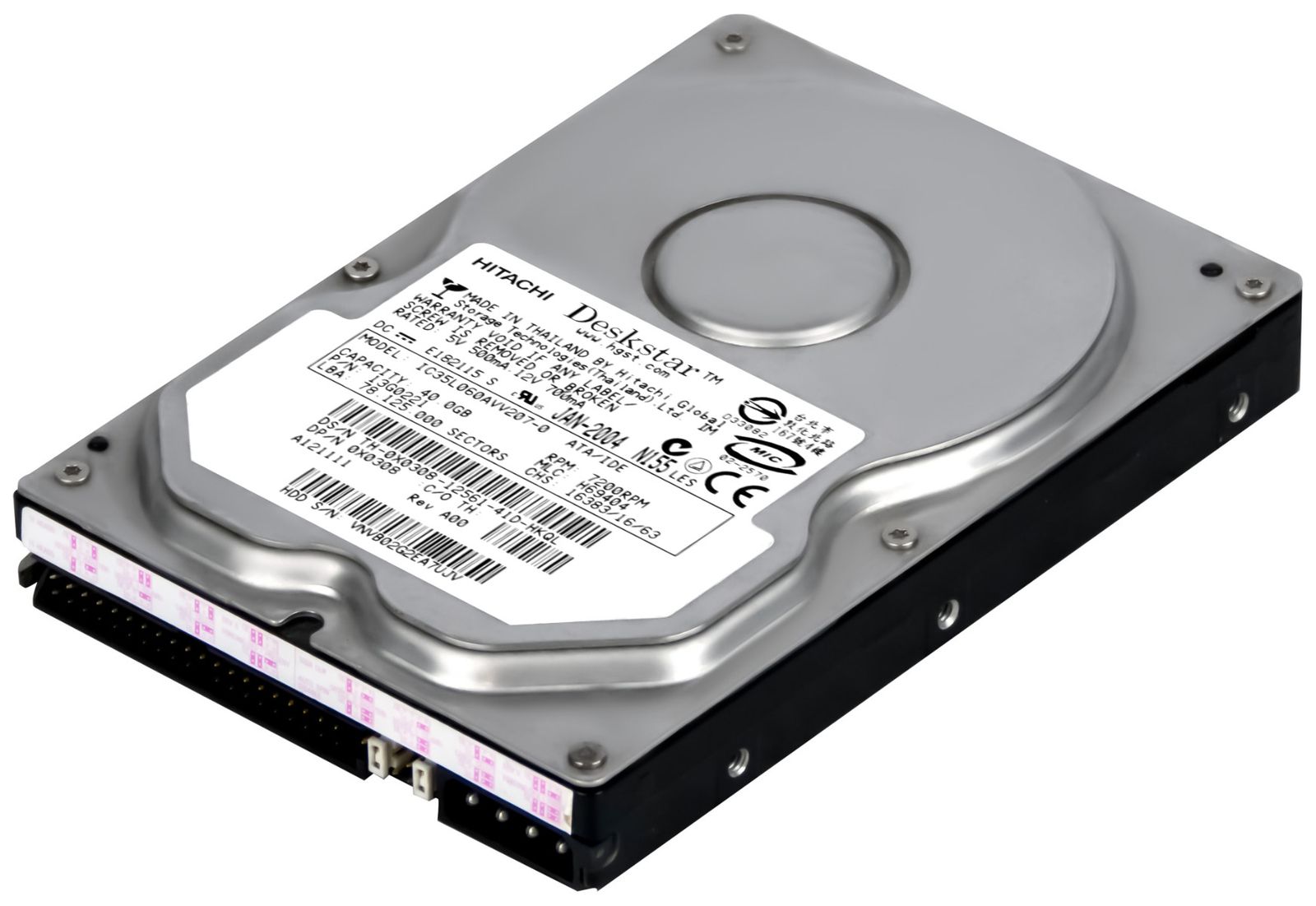 3年保証 Hard Drive Dell 0 X 0308 40 GB 7 2 K MB ATA 3 5