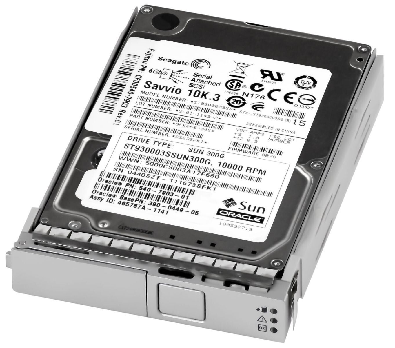 3年保証 Hard Drive SUN 540-7903-01 300 GB 16 MB SAS-2