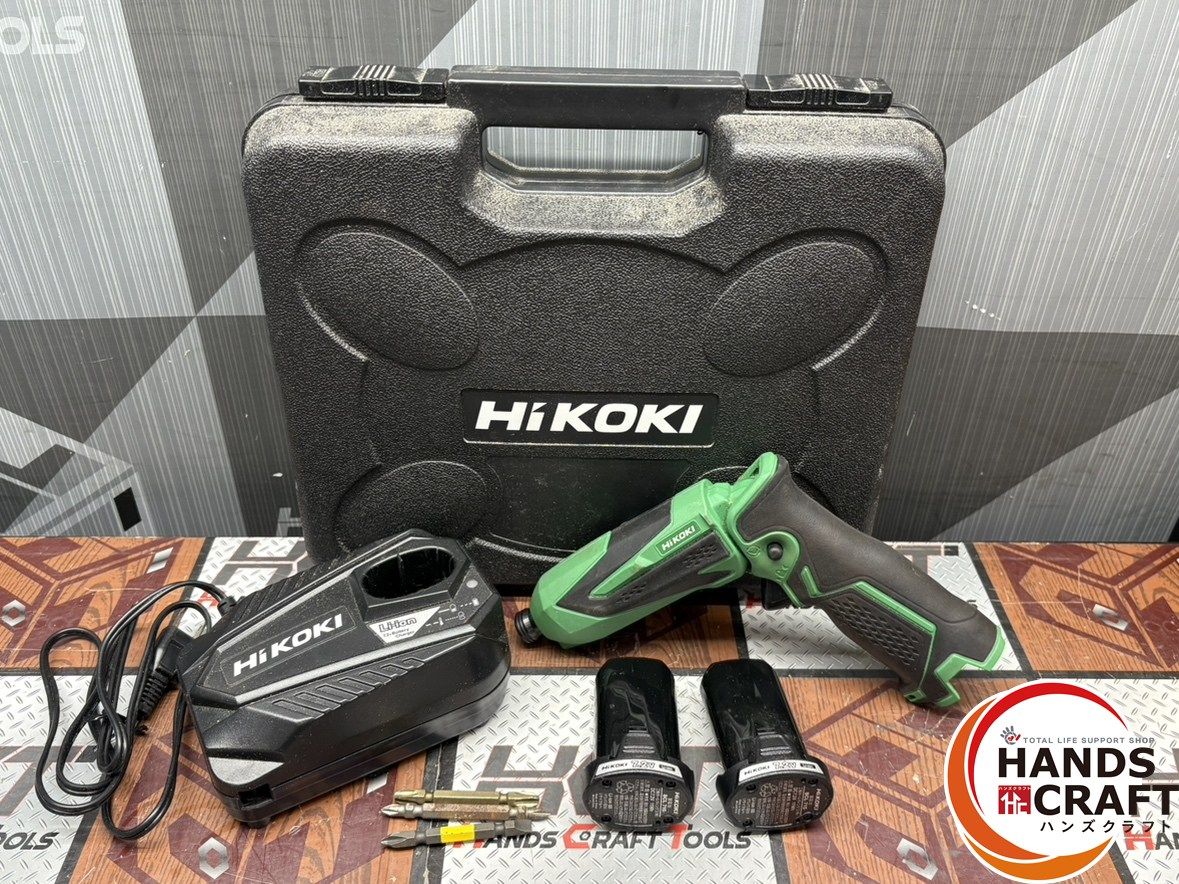 〇 ハイコーキ HiKOKI WH 7 DL 2 LCSK コードレスインパクトドライバ 7.2 V バッテリ×2 充電器付 ハンズクラフト佐賀