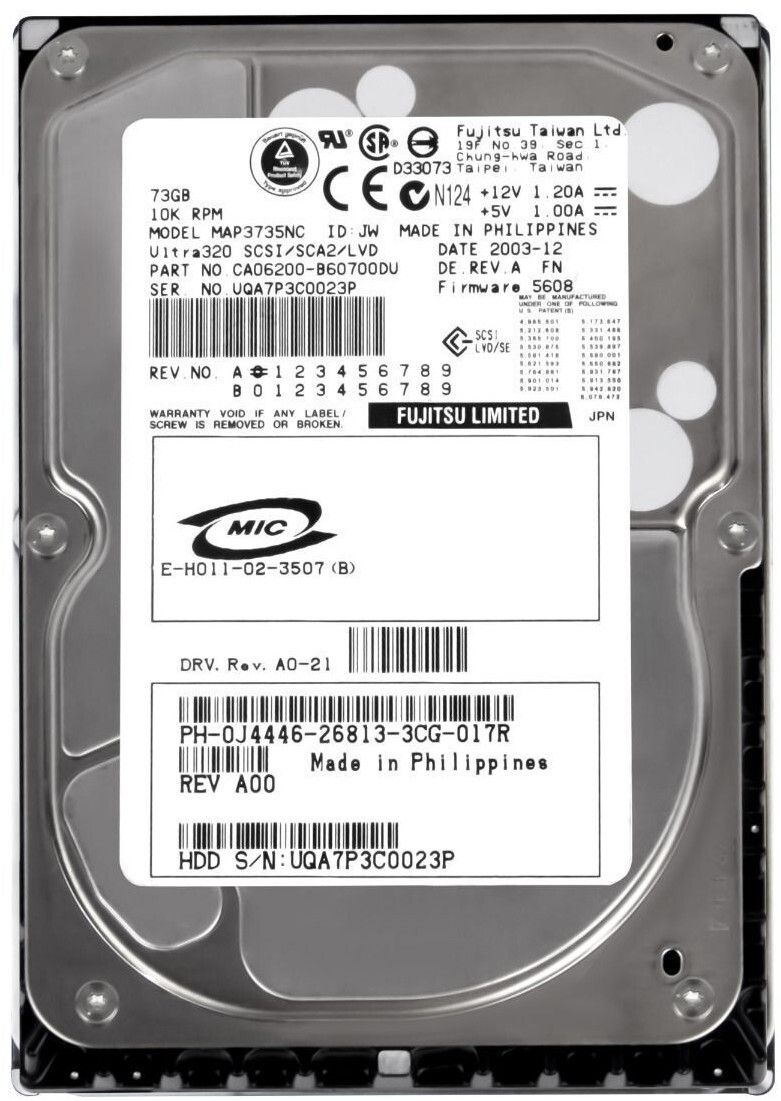 3年保証 Hard Drive Dell 0 J 4446 73 GB 8 MB SCSI U 320 3
