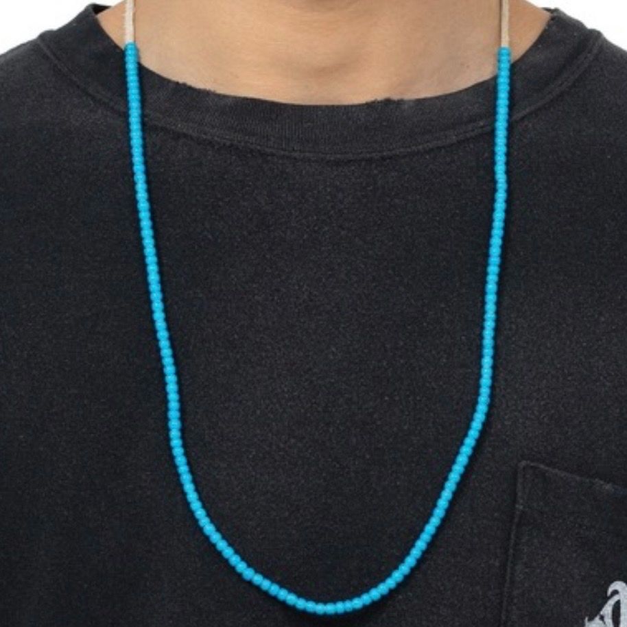 新品未使用】KAMIYA GLASS BEADED NECKLACE G15AC216 ガラスビーズ