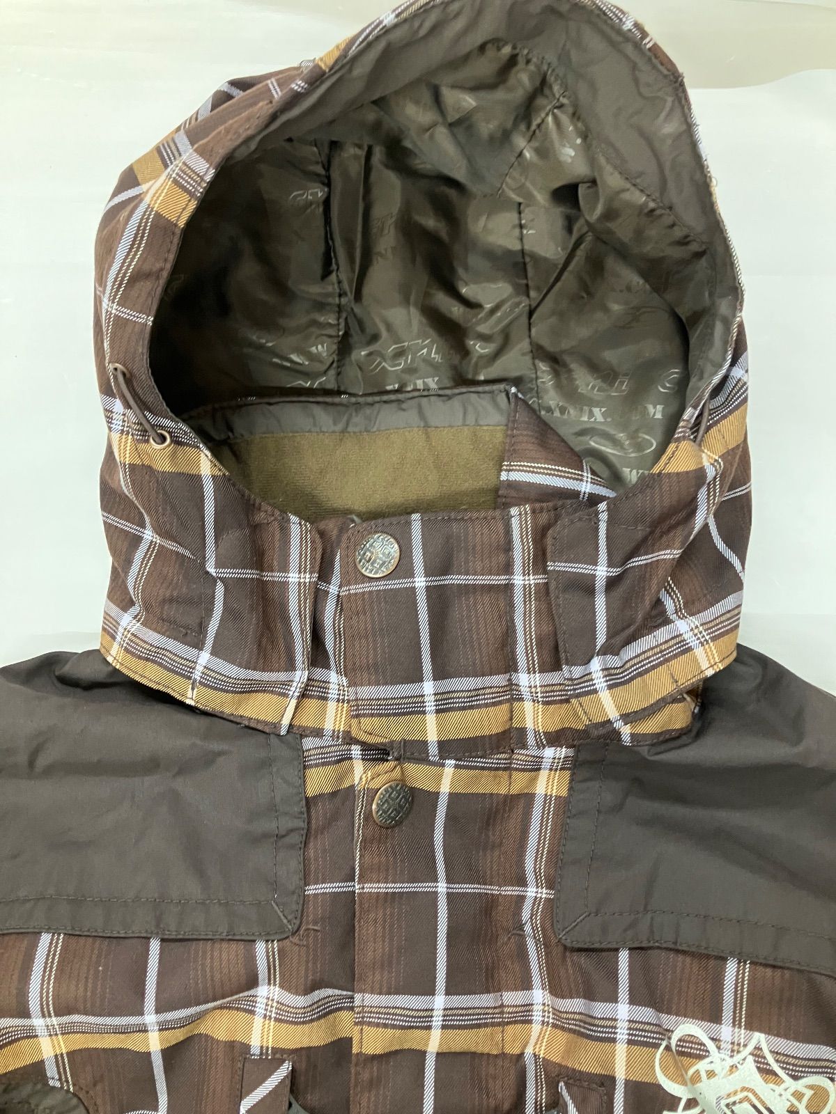 X-NIX スノーボードウェア ダークブラウン ツナギ X-NIX スノーボードウェア ダークブラウン ツナギ X-NIX スノーボード