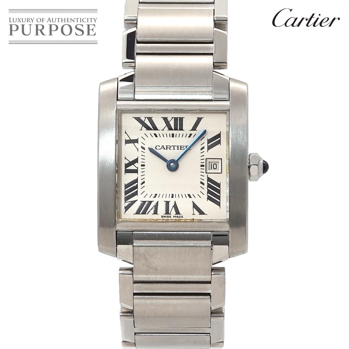 カルティエ Cartier タンクフランセーズMM W51011Q3 ボーイズ 腕時計
