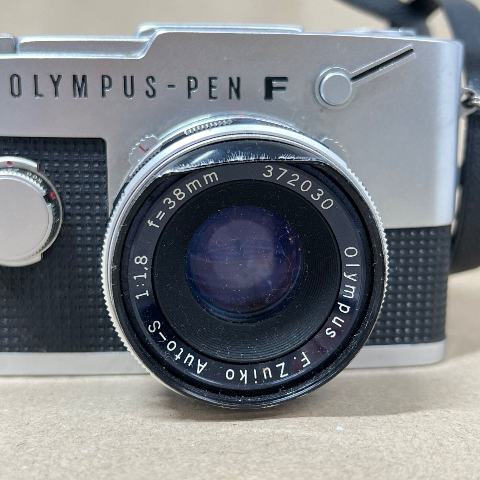 T 2258 OLYMPUS PEN F オリンパス ペン フィルムカメラ レンズ Zuiko Auto S 動作未