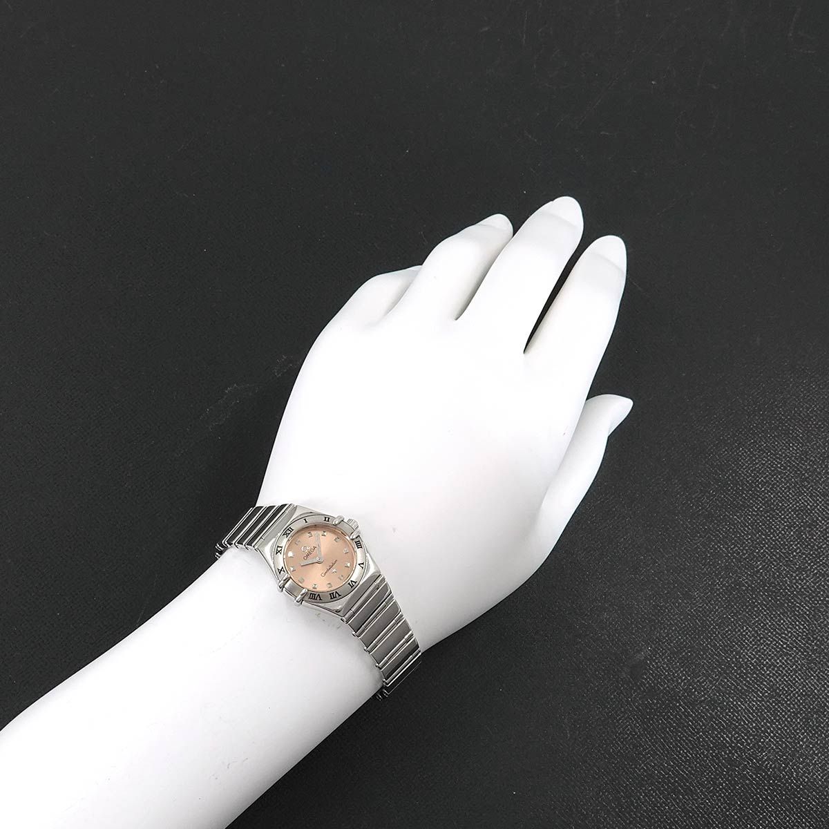  オメガ OMEGA コンステレーション ミニ マイチョイス 1561 61 レディース 腕時計 ピンク クォーツ ウォッチ Constellation 腕時計(クォーツ) 腕時計(アナログ)