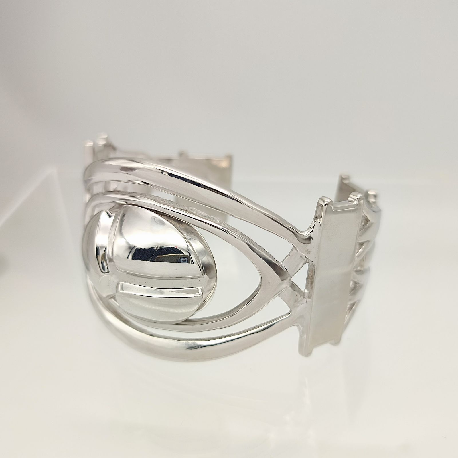 シルバーデザインバングル CG刻印 SILVER シルバー925 70 8ｇ