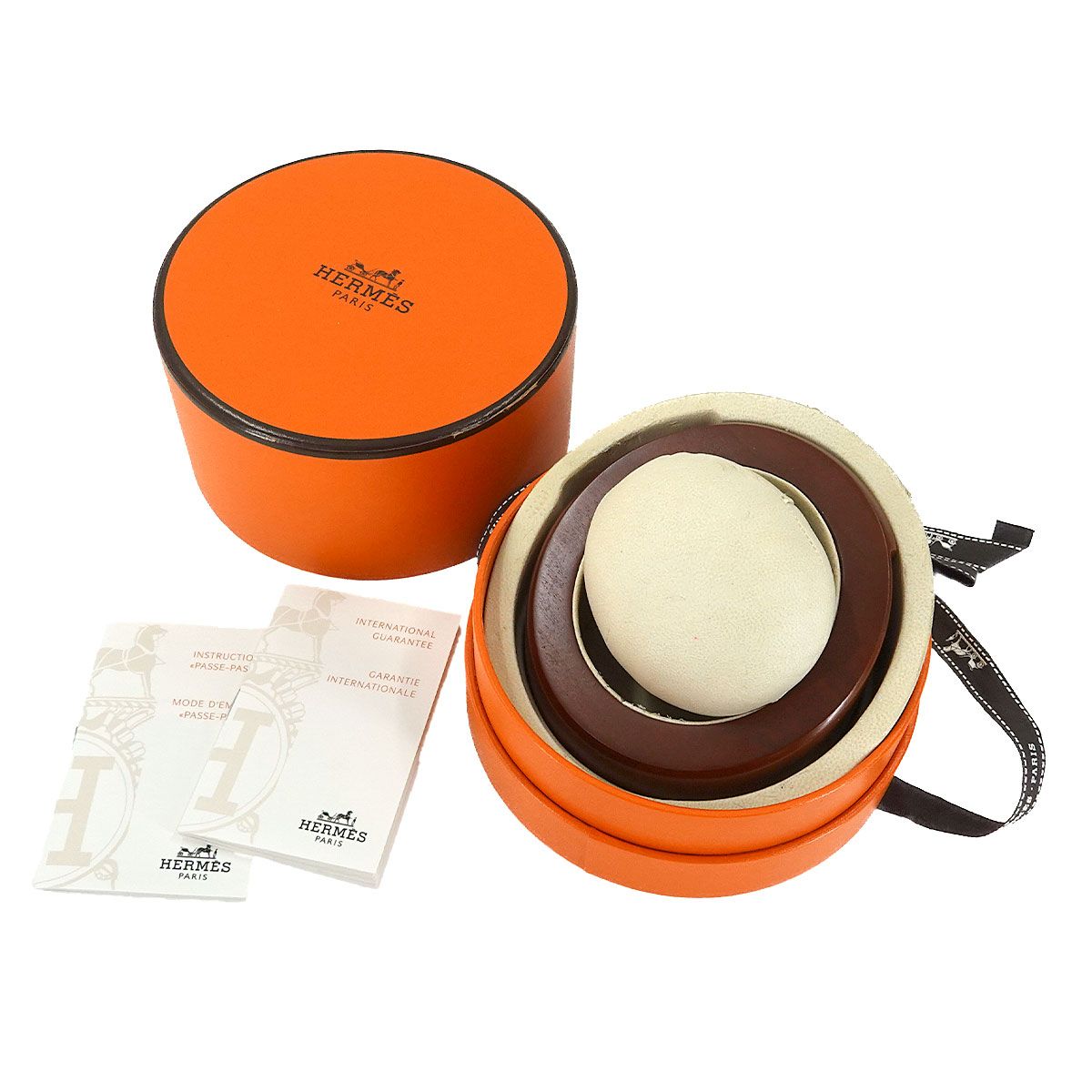 エルメス HERMES パスパス PP 1.210 レディース 腕時計 ホワイトシェル クォーツ ウォッチ Pass